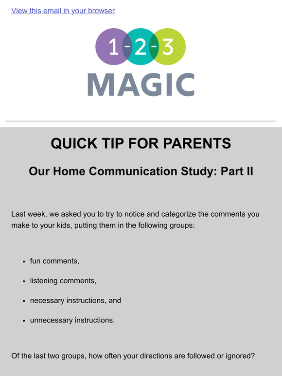 1-2-3 Magic: Parenting Mythbusters!