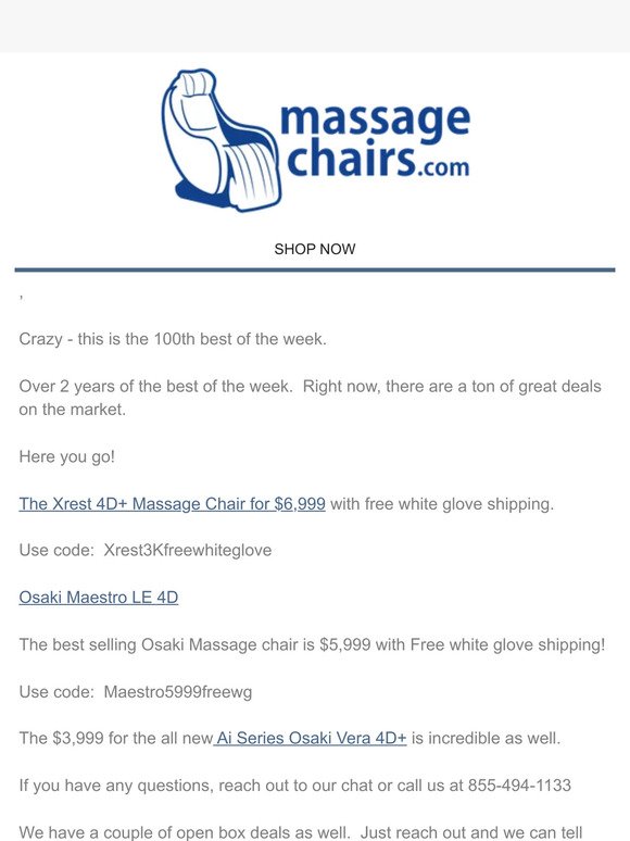 Massage Chair Deals For Busy People #100