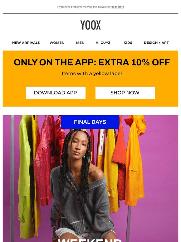 ⏰ Final days: Up to 70%, 80% & 90% OFF | Plus, EXTRA 10% OFF on the APP