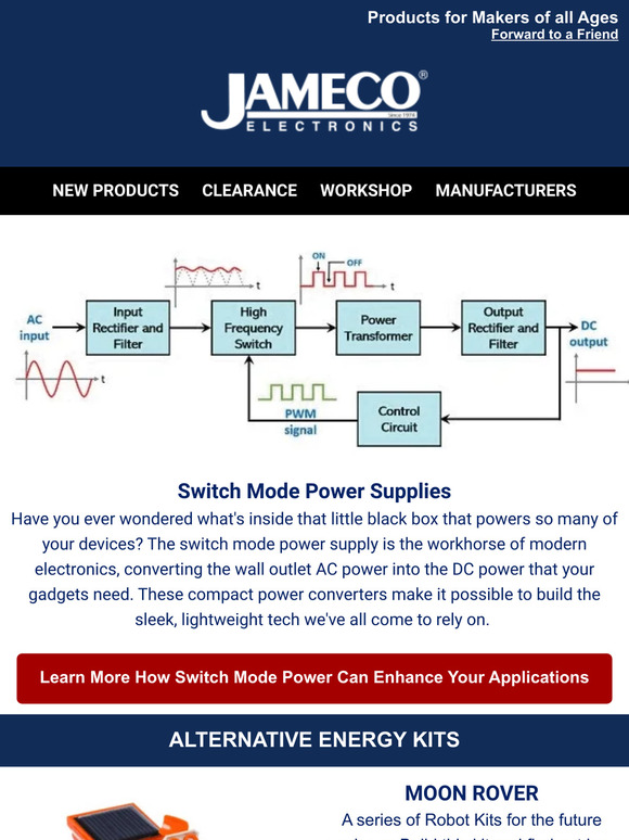 JAMECO Understanding Switch Mode Power Supplies Milled