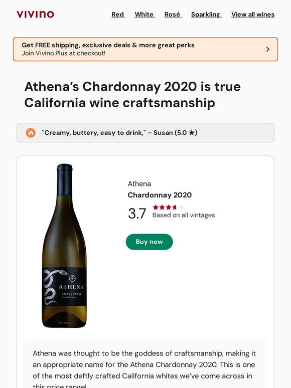 Stock up on easy-drinking California Chardonnay
