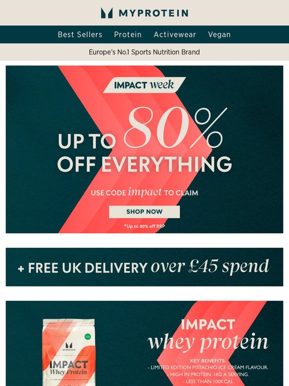Claim up to 80% off using code IMPACT