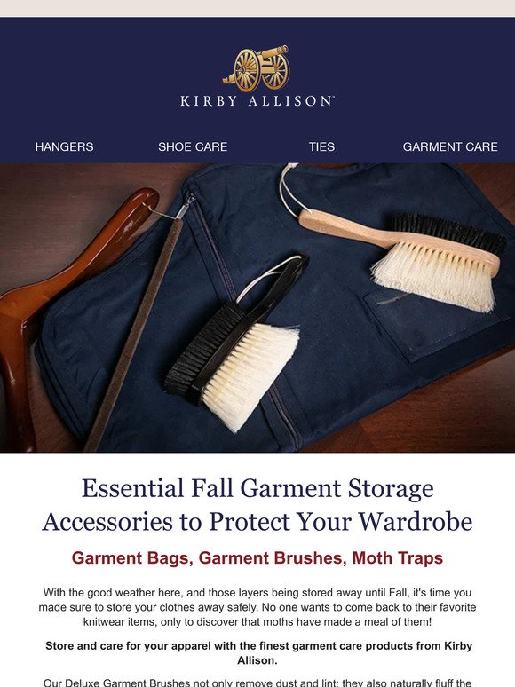 Fall Garment Storage Essentials