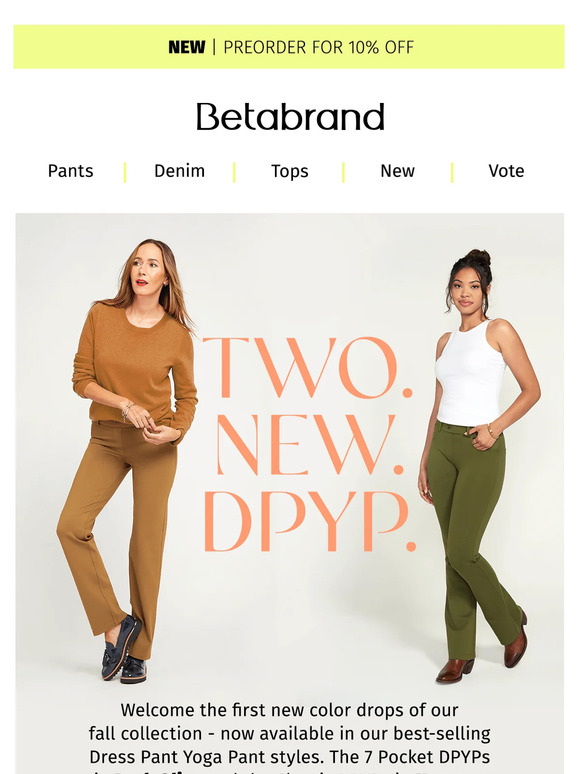 Betabrand Two New Color Drops Milled