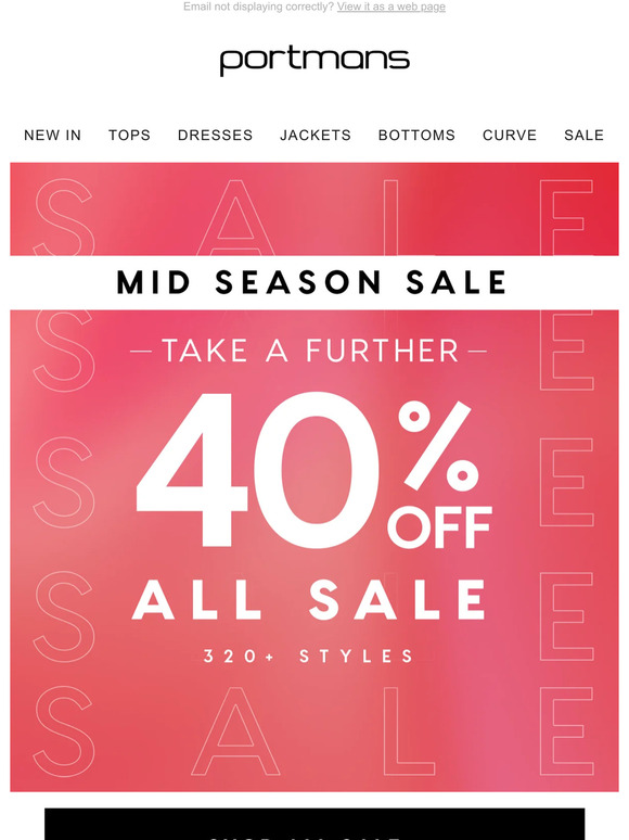 Ready, Set, SALE! Shop 40% Off All Sale NOW!