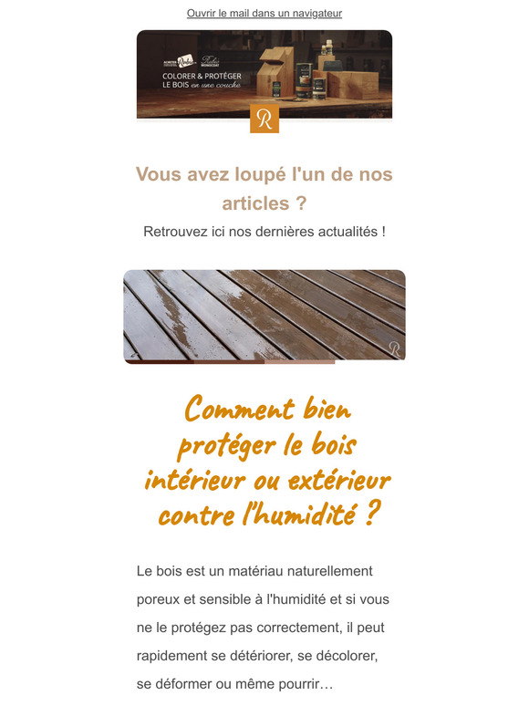 Comment bien protéger le bois intérieur ou extérieur contre l'humidité ?