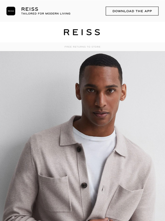 reiss gato denim jacket