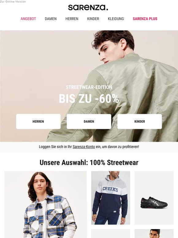 🔥 Streetwear-Edition: bis zu -60%