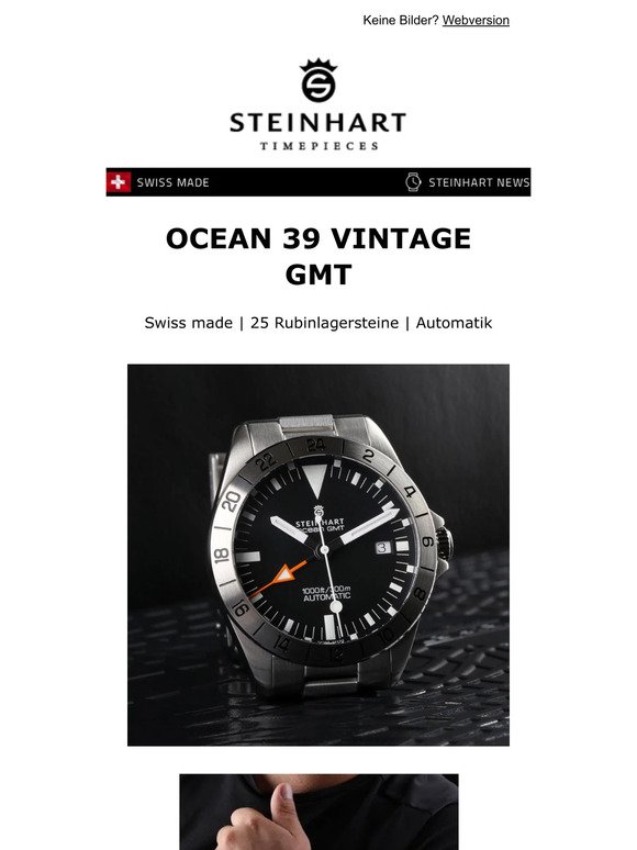 Ocean 39 vintage GMT - Jetzt bei Steinhart Watches