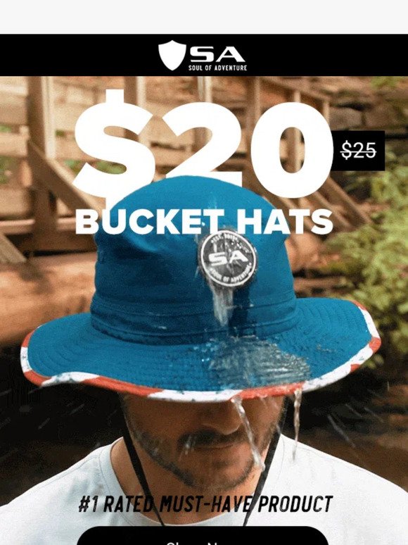🔥 $20 Bucket Hats