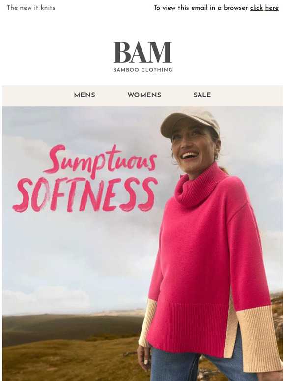 Bamboo Clothing Explore our NEW knitwear Milled