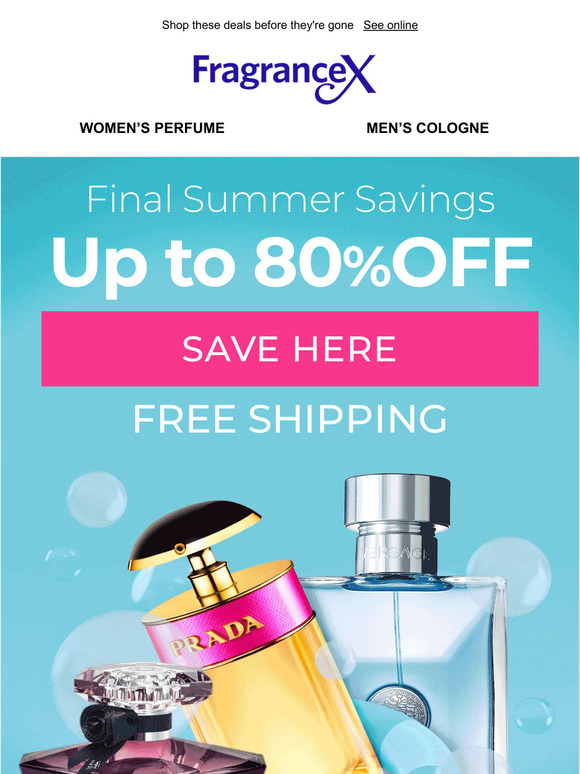 Final Days: Save Up to 80% + Free Shipping