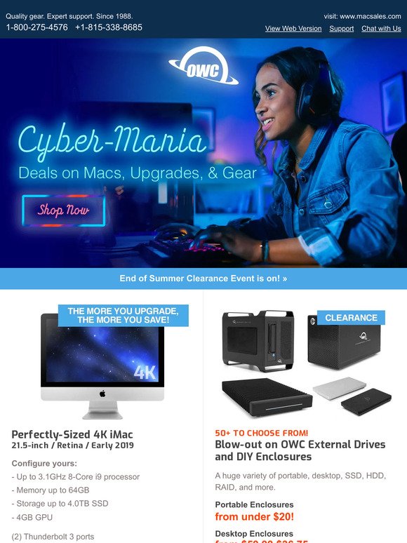 😍 Cyber-Mania Deals + End of Summer Clearance!! ⚙️Top Gear, Macs, & More…