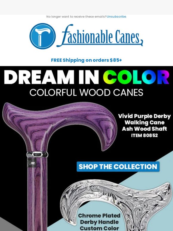Colorful Canes That Are Statements