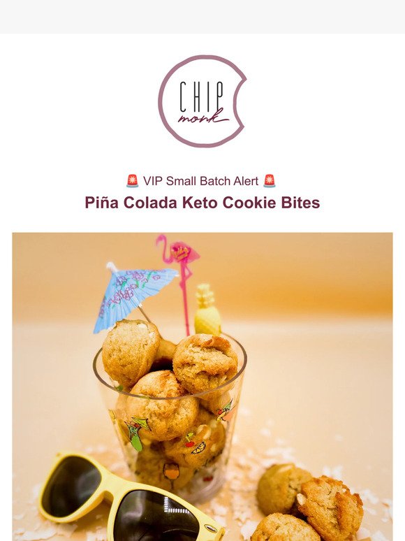 🚨 BRAND NEW Small Batch Alert! Piña Colada Keto Bites are Here for a Limited Time 🏃‍♂️