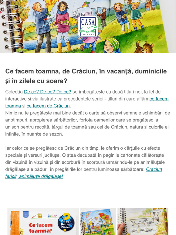 Noutăți de început de toamnă