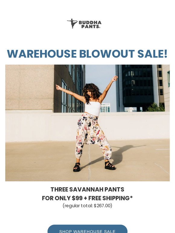 💥 REACTIVATED: Warehouse Blowout Sale