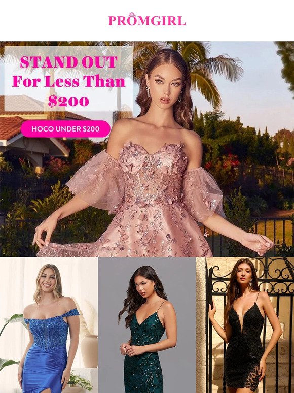Stand Out at Hoco For Less