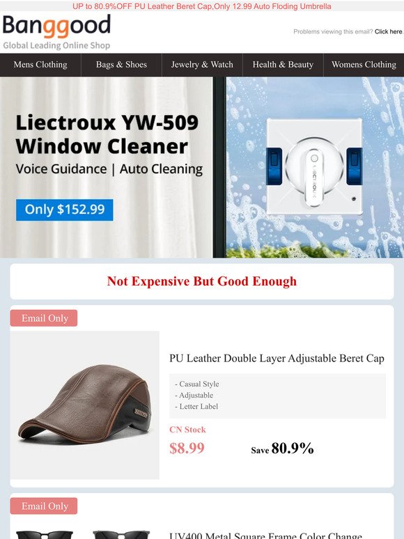[New Arrival]Liectroux YW-509 Window Cleaner Only $152.99! Grab Now>>