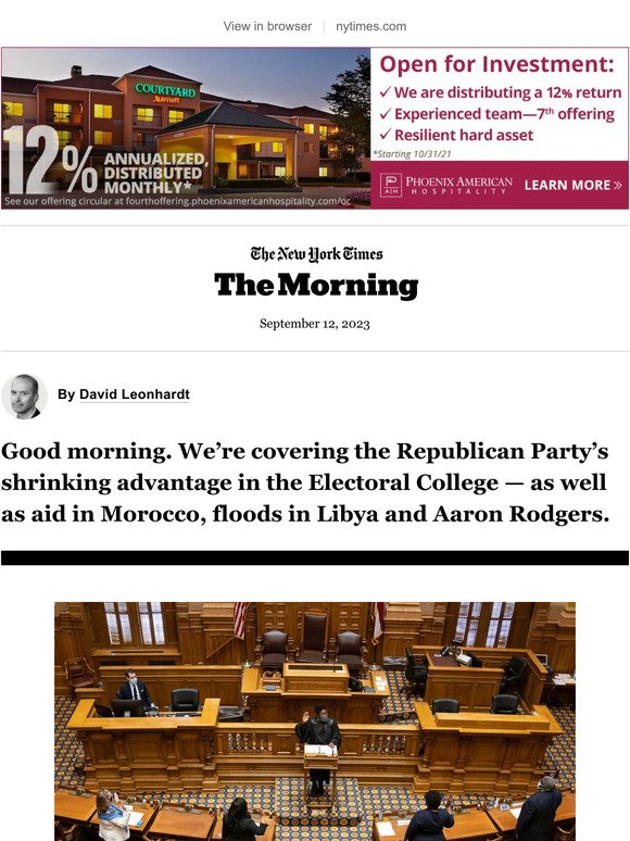 The Morning: Is the Electoral College becoming fairer?