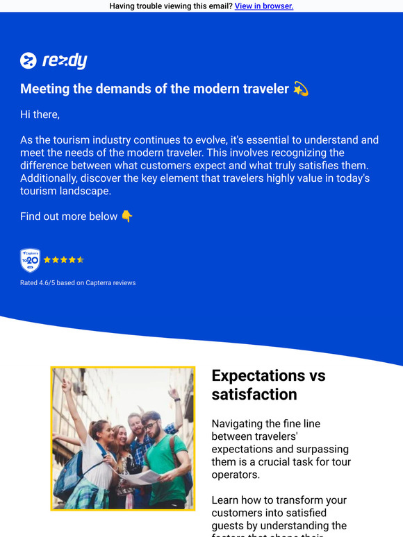 Hi there, find out what 69%* of travelers look for when making a booking 👀