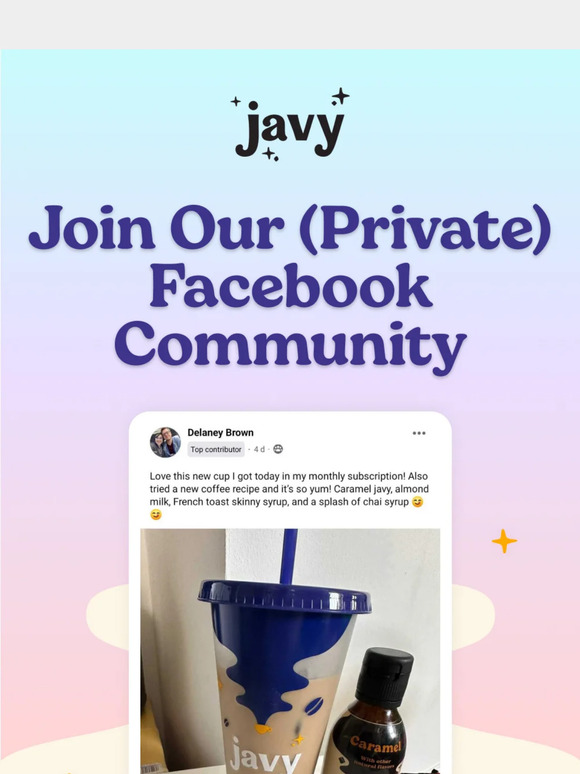 Come join our private community of coffee lovers!