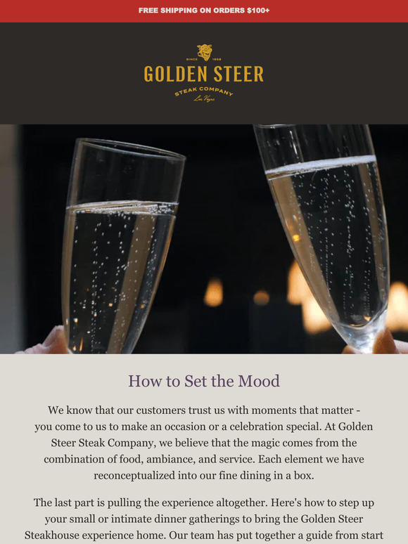 Golden Steer Gift Set