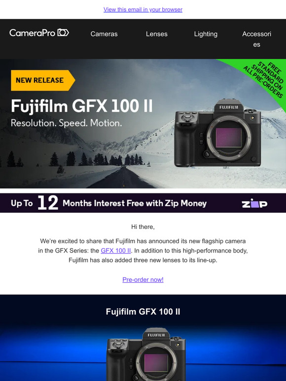 Meet the new Fujifilm GFX 100 II & Trio of Fujinon Lenses | Pre-order yours now.