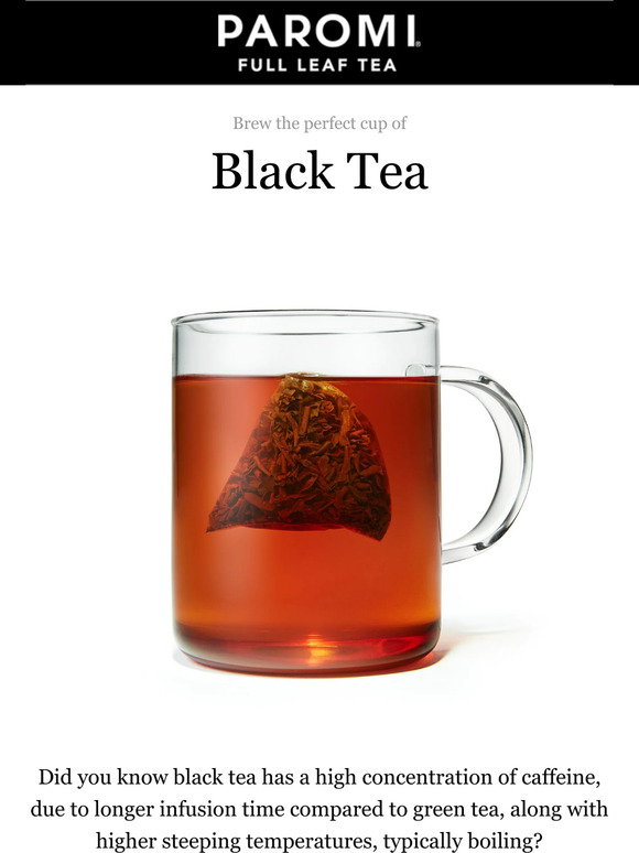 Paromi Tea 🌱 Brew the perfect cup of black tea Milled