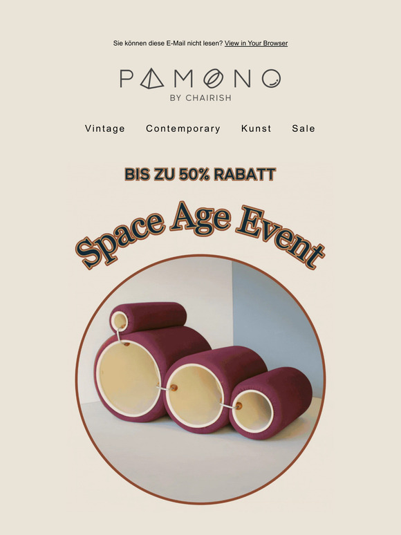 Nehmen Sie an unserem Space Age Event teil! 🚀