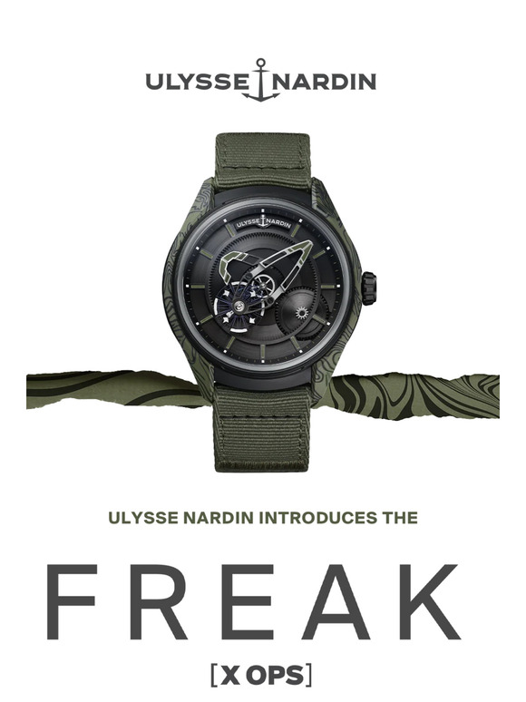 Ulysse Nardin introduces the Freak [X OPS]