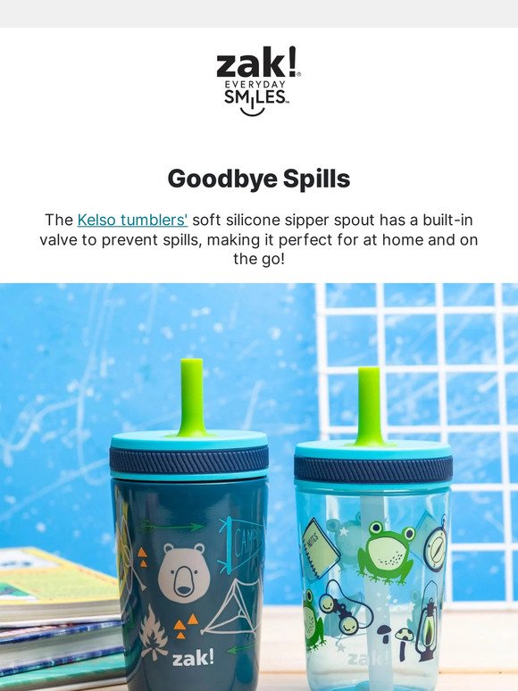 Zak Designs : Hygienic Spout ✨ Kid's Water Bottles