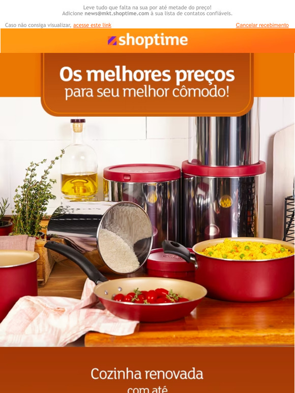 🚨 Até 50% off em Cozinha