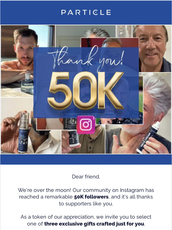 🎉 50K Followers Celebration - Pick Your Gift!