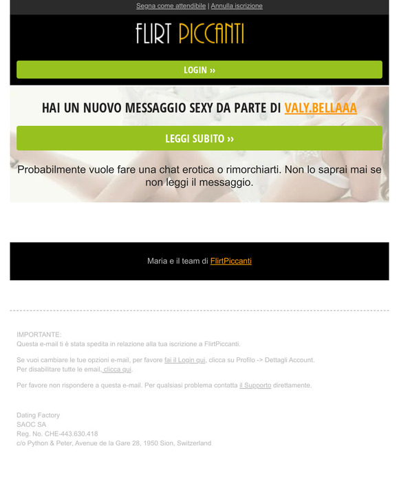 Hai un NUOVO messaggio!