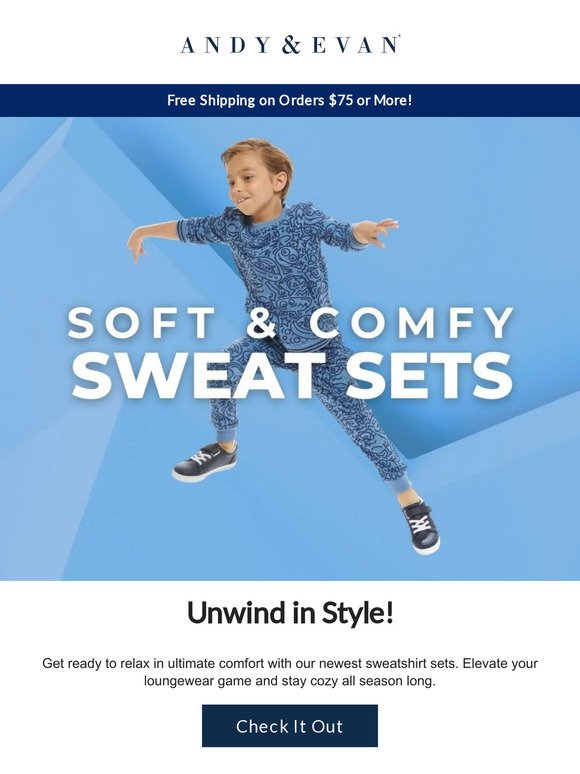 Unwind in Style: Comfy Sweatshirt Sets!