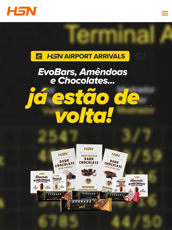 🛬 O HSN AIRPORT anuncia a chegada do VOO CH0C05 🍫