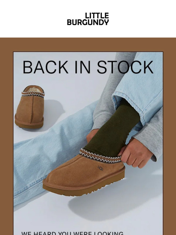 Ugg hot sale little burgundy