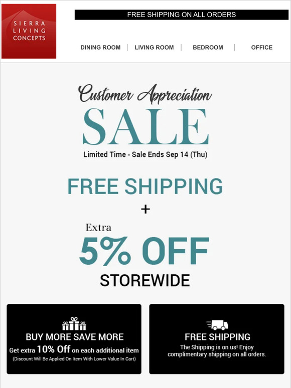 Customer Appreciation Sale Ahoy! Don't Miss the Kitchen Island Mania💥