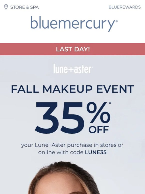 Don't wait—35% off Lune+Aster ends today