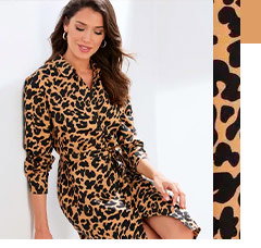 Vestido leopardo