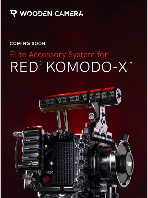 Psst, here is a sneak peek of our Elite Accessory System for the RED® KOMODO-X™