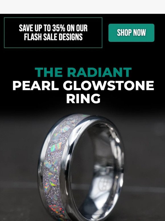 Radiant Pearl Opal For Your Finger