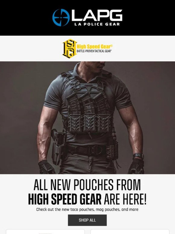 All New pouches from High Speed Gear are here!