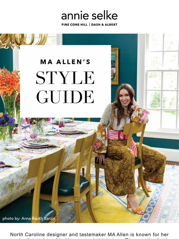 Designer MA Allen shares her style picks!