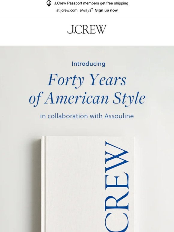 Introducing ''Forty Years of American Style,'' in collaboration with Assouline