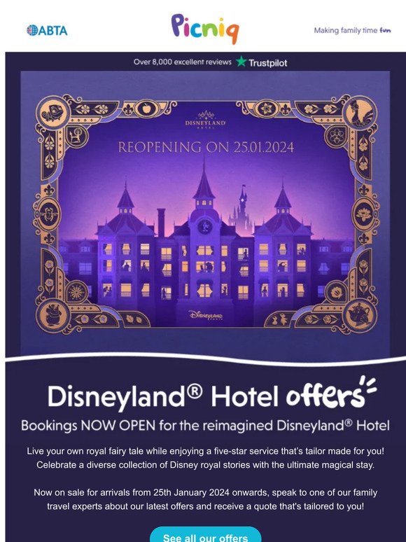 Disneyland® Hotel bookings now open ✨
