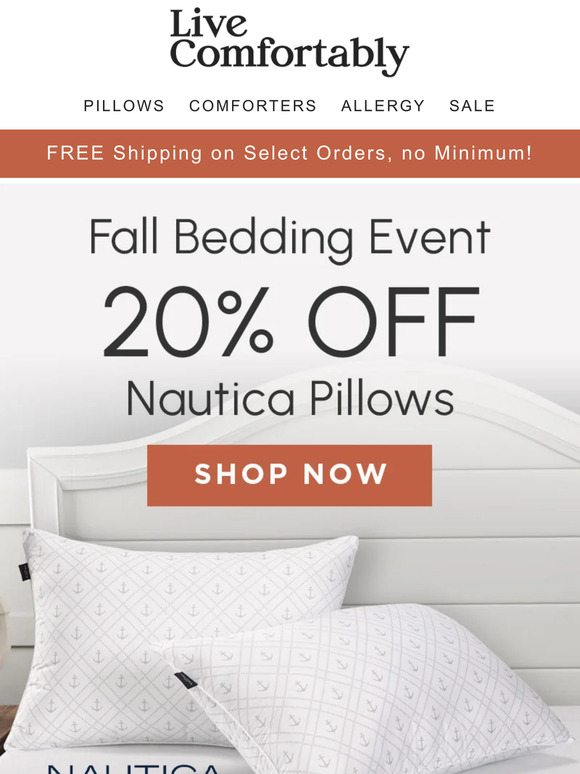 Shop 20% OFF The Fall Bedding Event & Enjoy FREE Shipping