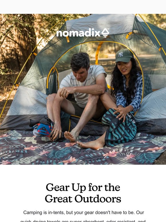 Camping Is In-Tents, But Your Gear Doesn't Have To Be