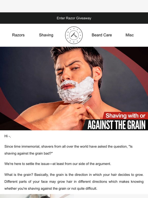 Is Shaving Against The Grain Bad? ↗ ↖ ↘ ↙